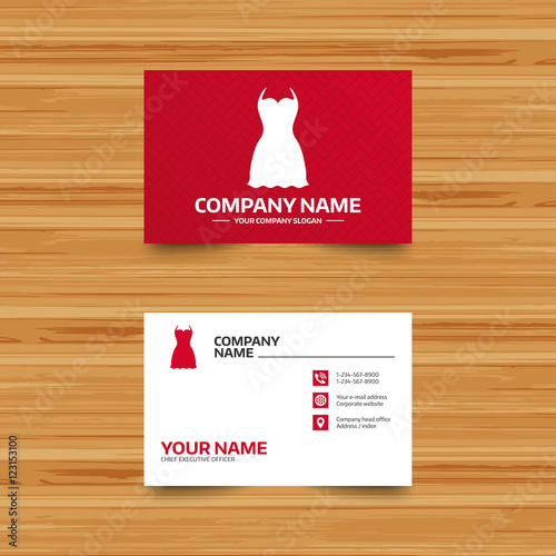 Woman dress sign icon. Elegant clothes symbol.