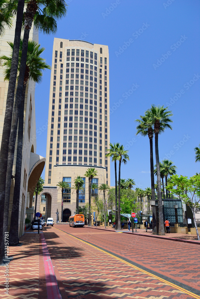 Obraz premium Train station in Los Angeles. California. USA