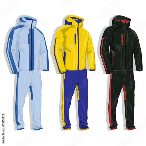 Sport suit vector.
