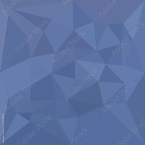 Cornflower Blue Abstract Low Polygon Background