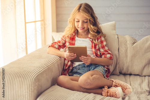 Fotografie Pretty little girl