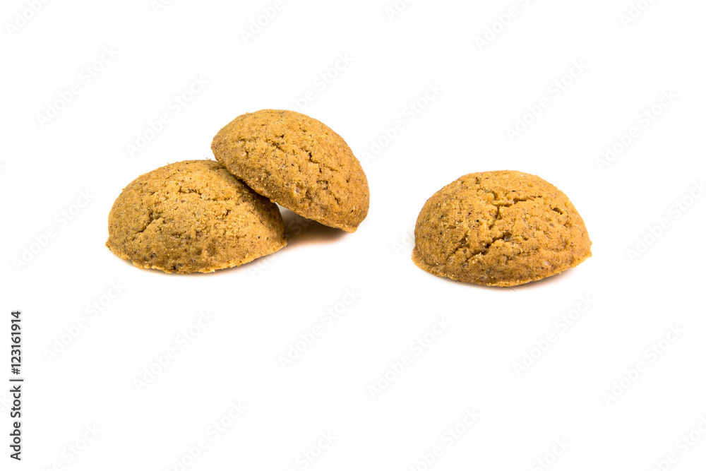 Three ginger nuts in a row Three ginger nuts in a row