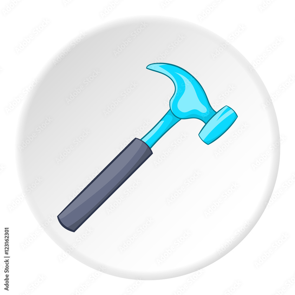 Hammer icon. Cartoon illustration of hammer vector icon for web Hammer icon. Cartoon illustration of hammer vector icon for web