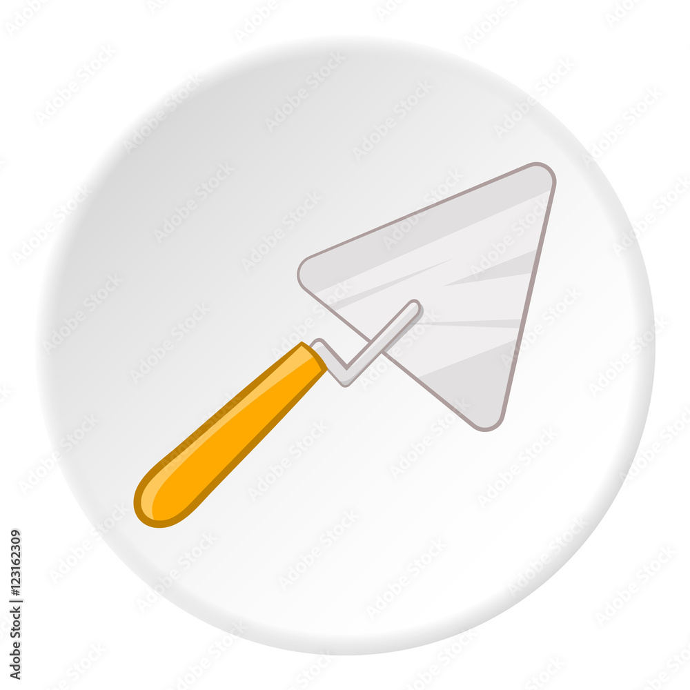 Trowel icon. Cartoon illustration of trowel vector icon for web Trowel icon. Cartoon illustration of trowel vector icon for web