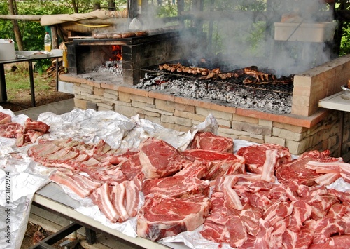 carne mista da cuocere alla brace