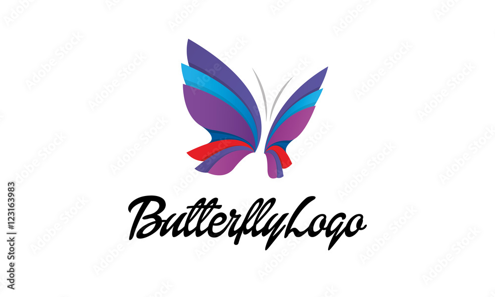 Obraz premium Butterfly Logo