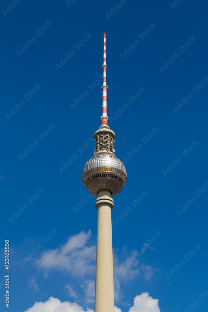 Berlin, Germany - August 22, 2016: TV Tower 