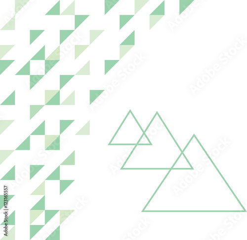 bstract geometric background. Modern overlapping triangles. Unusual color shapes for your message. Business or tech presentation, app cover template