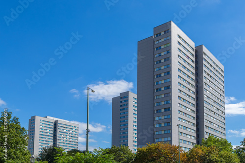 Photography High rises in Eastern Berlin.