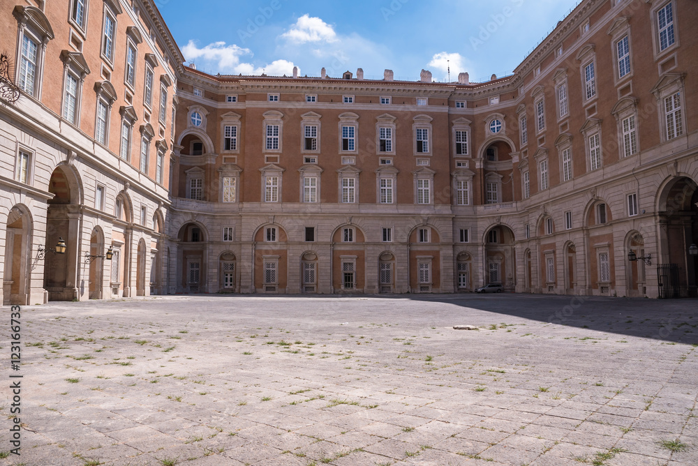 Courtyard of the Royal Palace in Caserta
