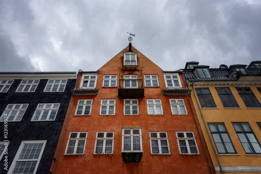 Nyhavn pier with color buildings
