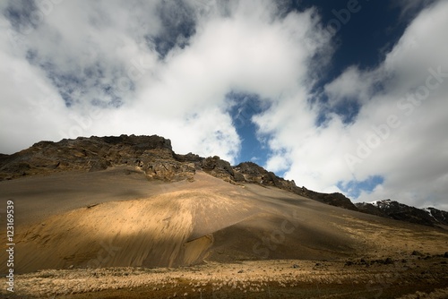 Scenic mountain landscape shot
