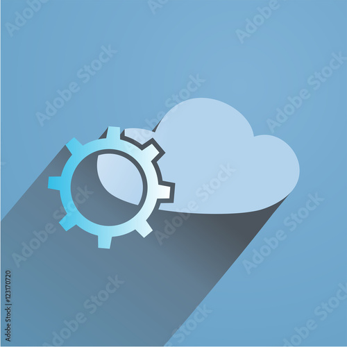 tech cloud symbol