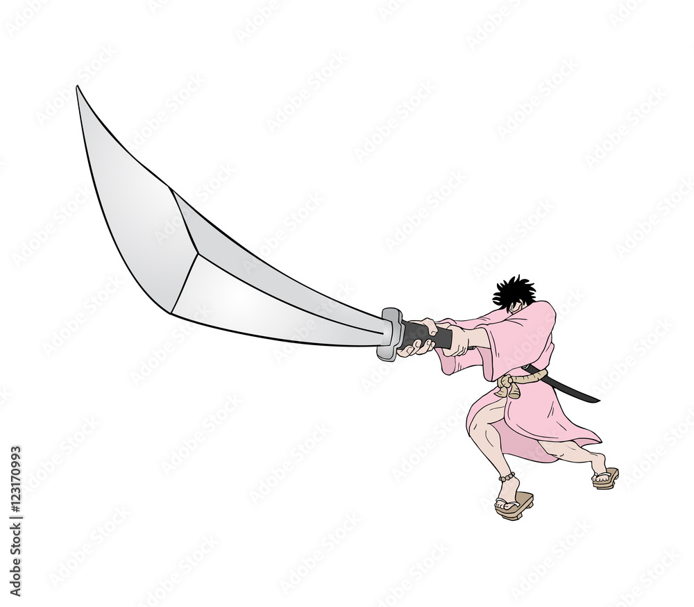 Obraz premium Samurai attack