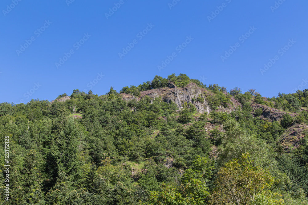 Südostblick auf den Karlsruher Grat; Schwarzwald Sommer