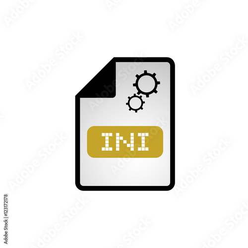 computer configuration ini file icon