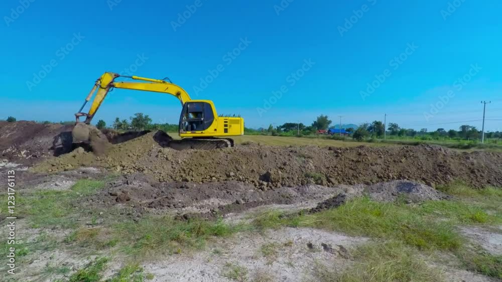 excavator dig -time laps2 excavator dig -time laps2