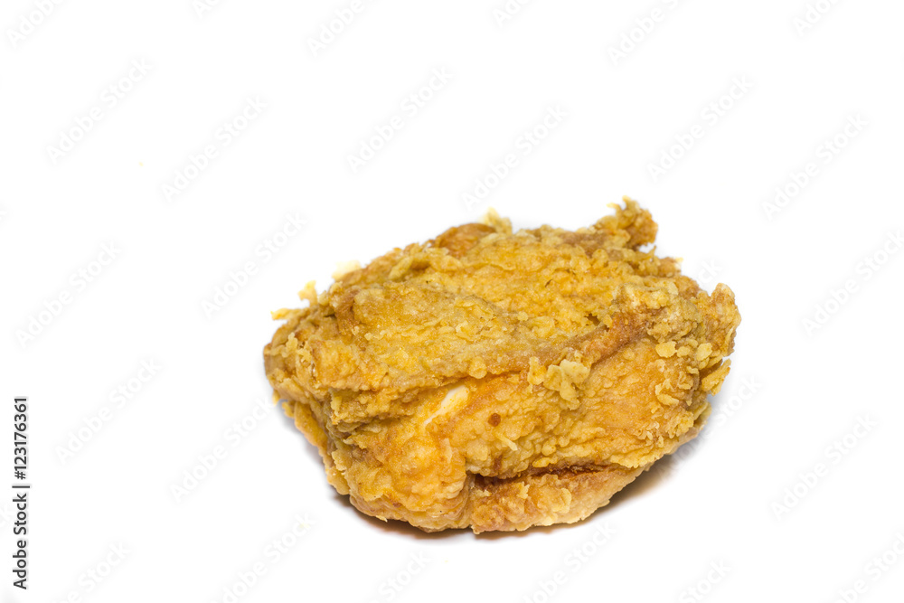 Fried Chicken on white background. Fried Chicken on white background.
