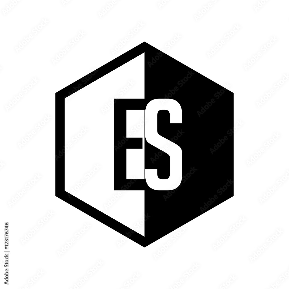 INITIAL hexsagonal HALF LOGO INITIAL hexsagonal HALF LOGO