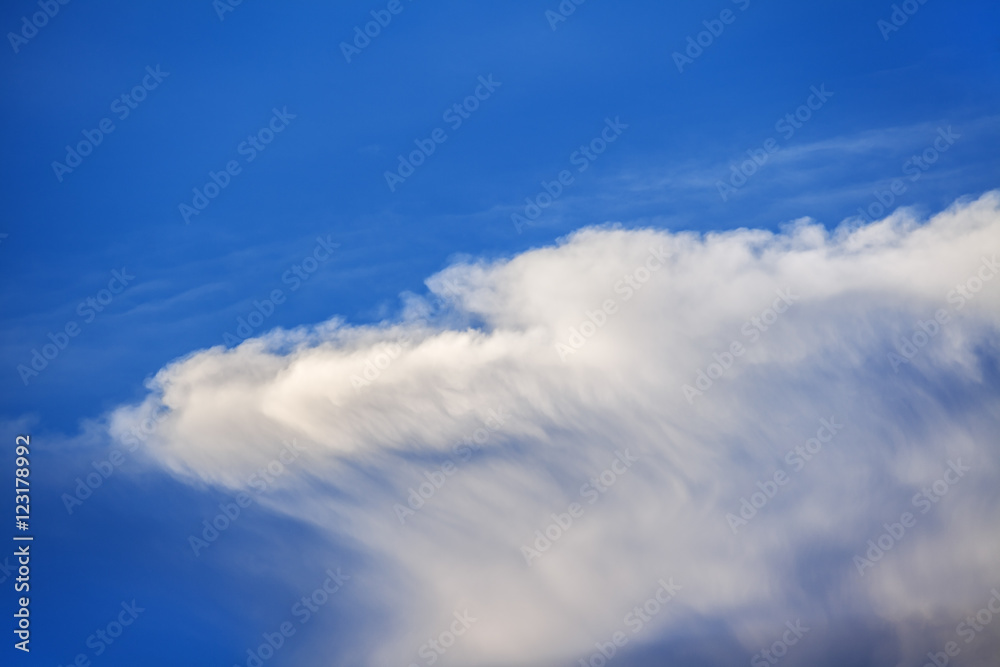 Naklejka premium Blue sky with clouds