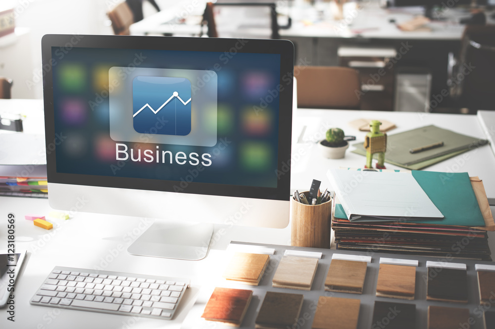 Application Business Communication Graphic Concept Application Business Communication Graphic Concept