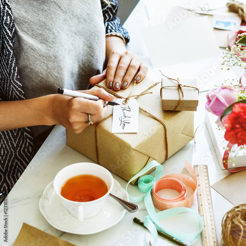 Gift Present Box Greeting Celebration Concept