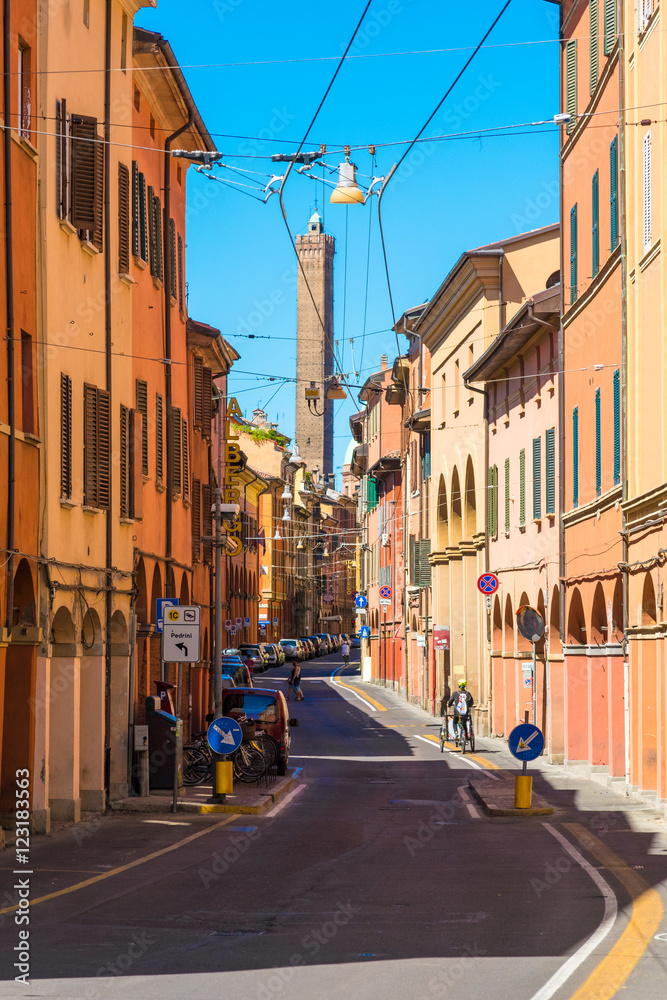 Bologna (Italy) - The city of the porches and the capital of Emilia-Romagna region, northern Italy