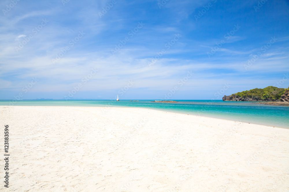 Tropical beach in Thailand