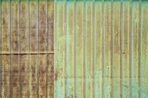 Old metal sheet roof texture. Abstract background.