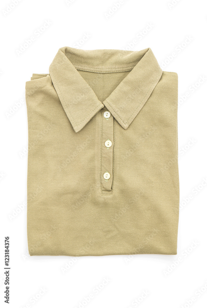 shirt. folded t-shirt on white shirt. folded t-shirt on white