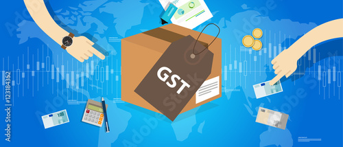 GST Good and Services Tax concept