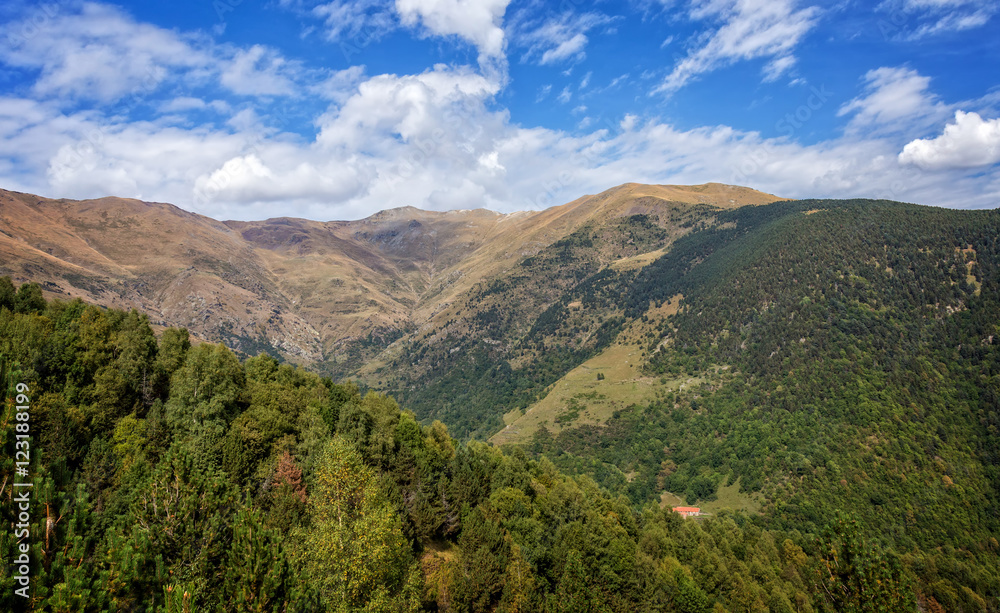 Beautiful mountain peaks in Spain (Pyreness)