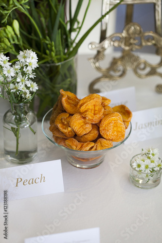 Dried appricots photo