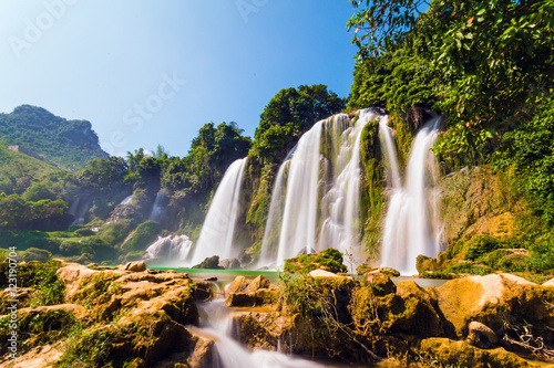 Bangioc waterfall in Caobang  Vietnam