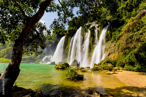 Bangioc waterfall in Caobang  Vietnam