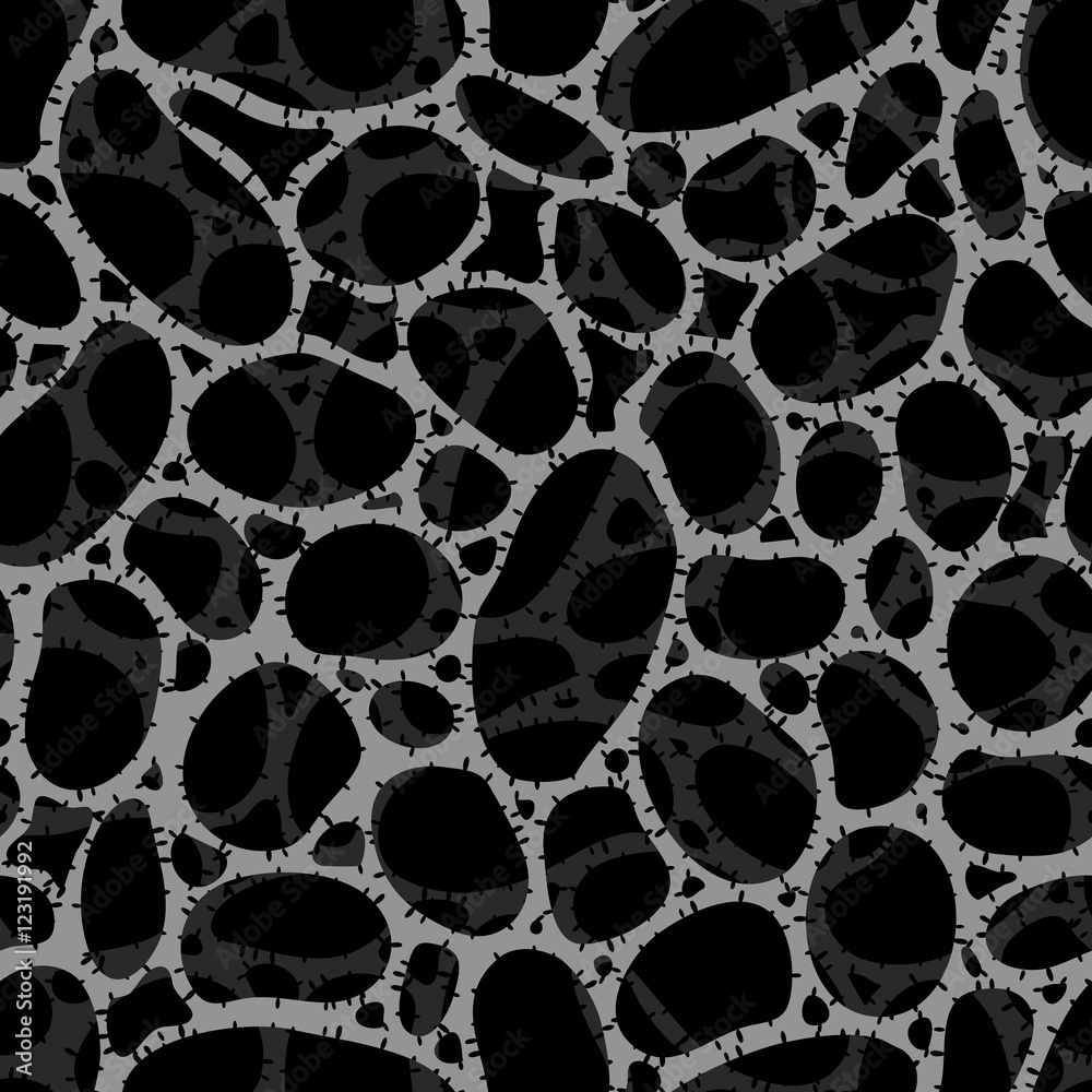 abstract bone spongy structure seamless pattern