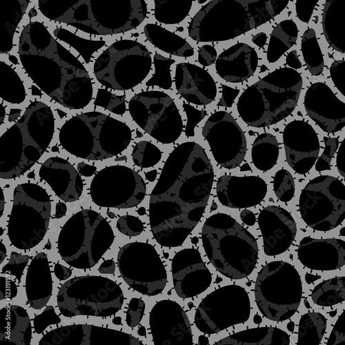 abstract bone spongy structure seamless pattern