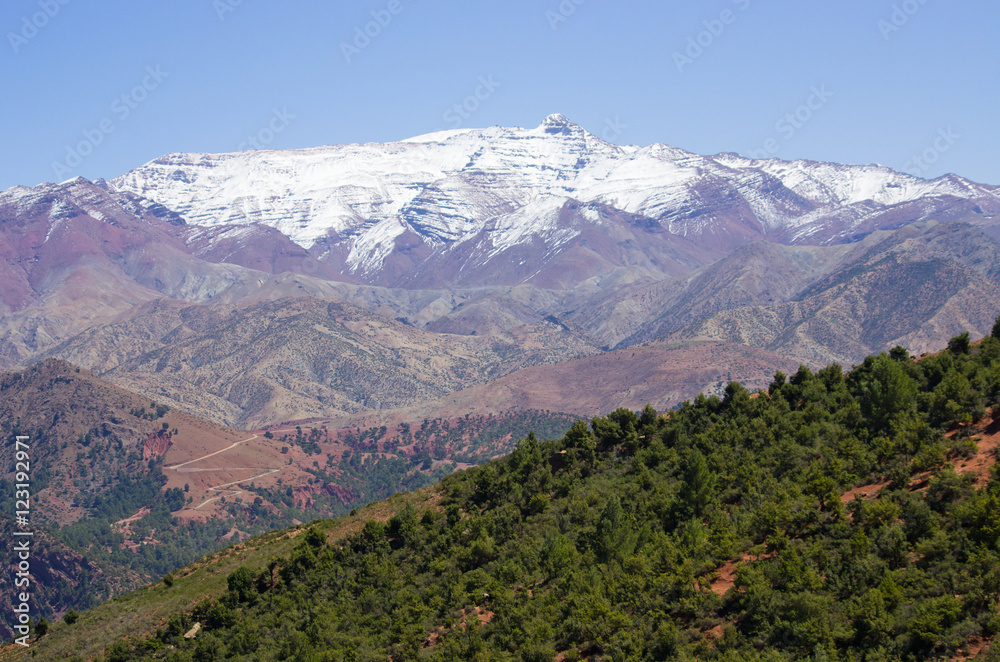 Naklejka premium Atlas mountains in Morocco