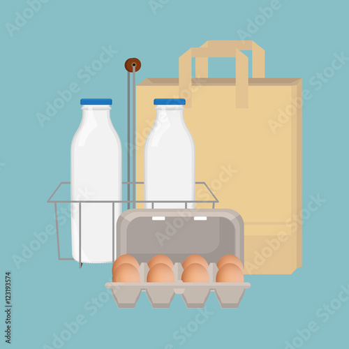 Milk and eggs