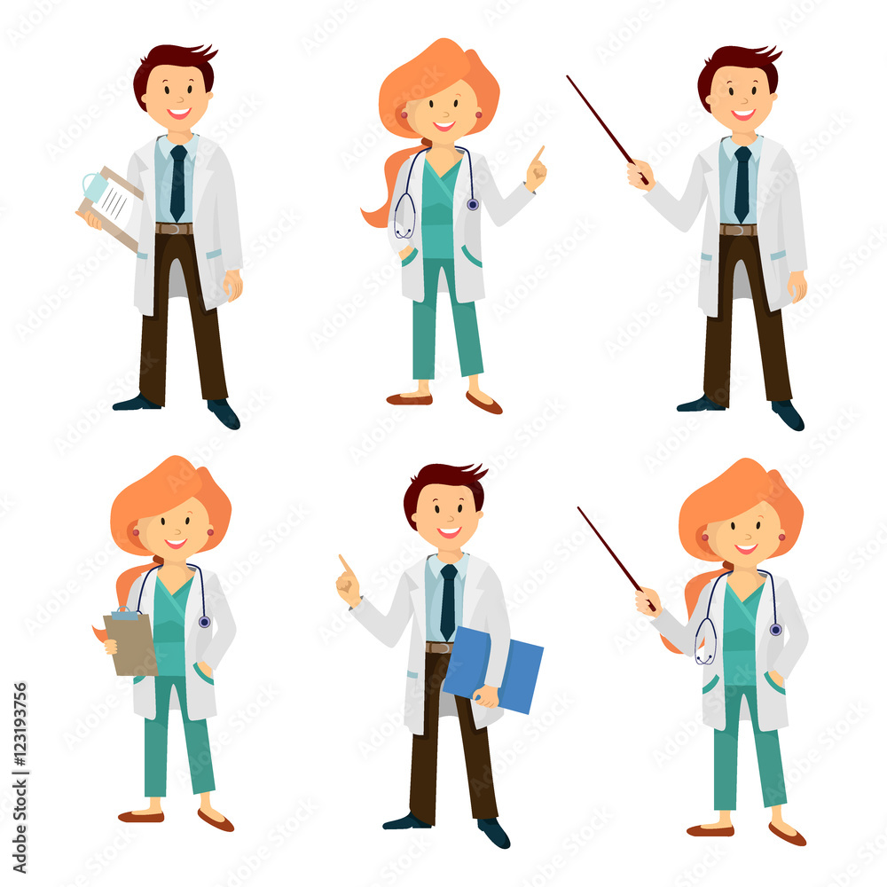 cartoon characters for the presentation , the doctor cartoon characters for the presentation , the doctor