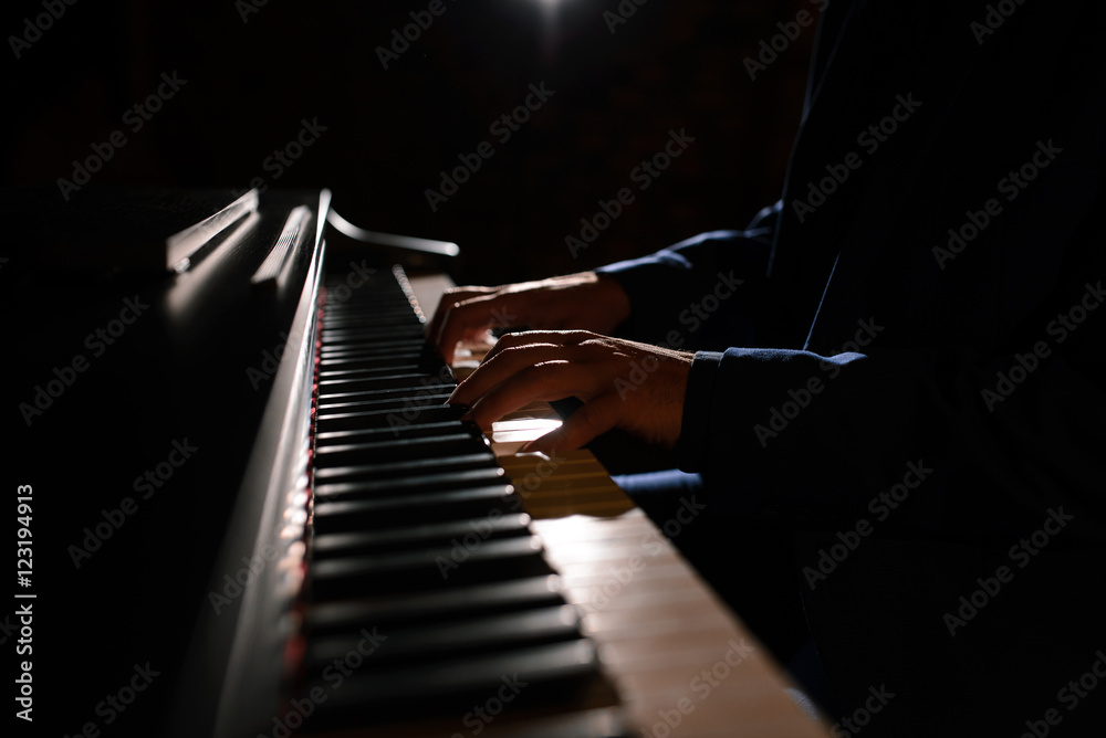 Naklejka premium The piano