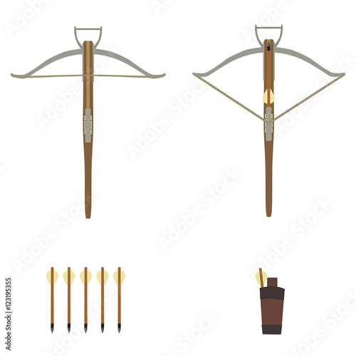 Medieval archer crossbow
