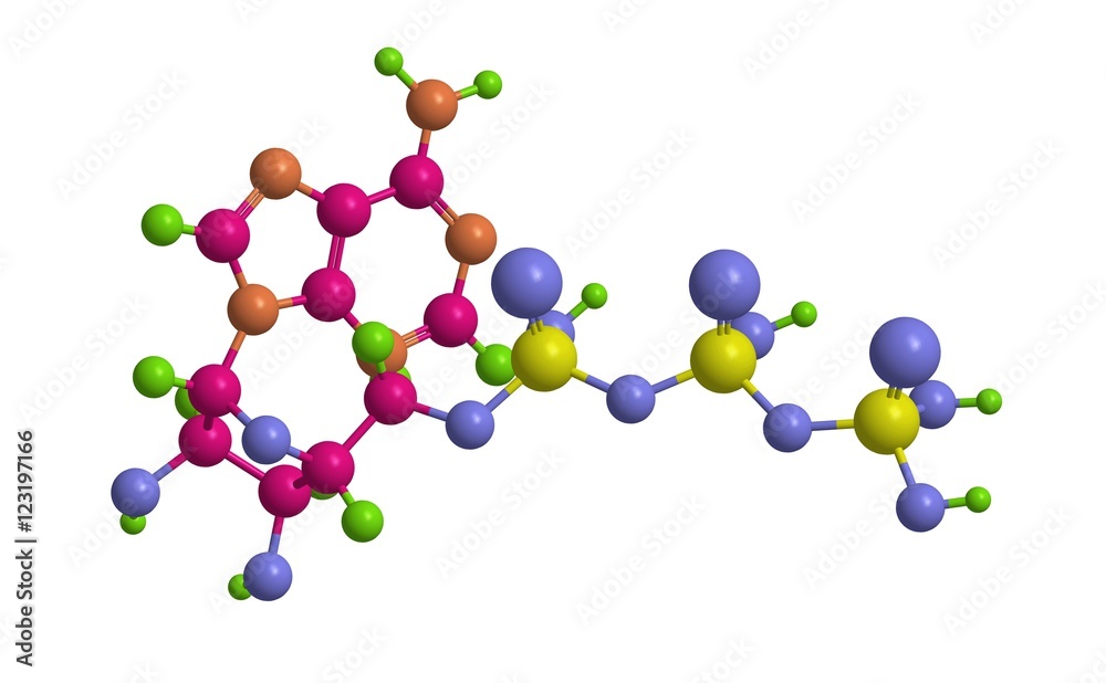 Molecular structure adenosine triphosphate (ATP) Molecular structure adenosine triphosphate (ATP)