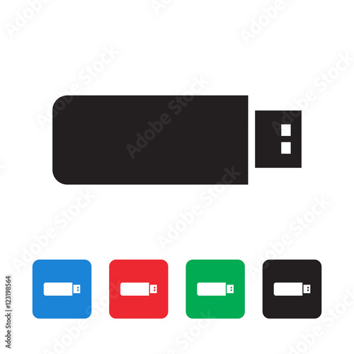 USB flash memory icon