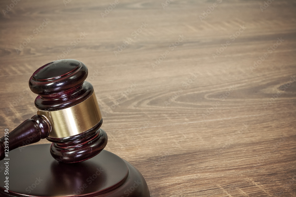 gavel on the table gavel on the table