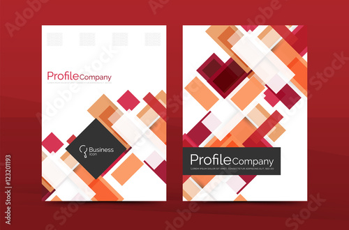 Straight lines geometric business report templates