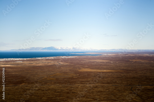 Aerial photo of Iceland