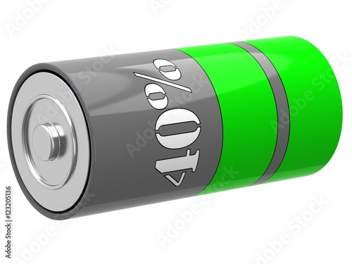 3D illustration of battery