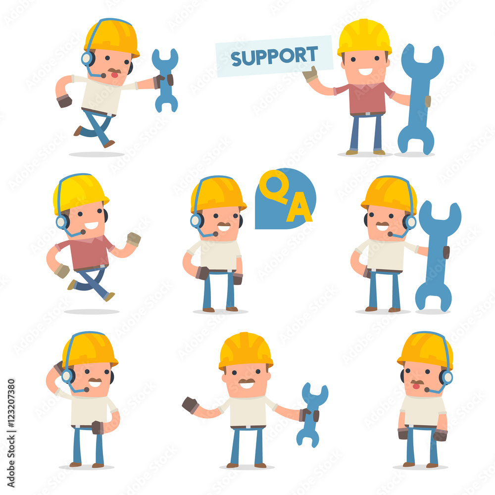 50+ Poses of Characters with Help and Support Symbols 50+ Poses of Characters with Help and Support Symbols