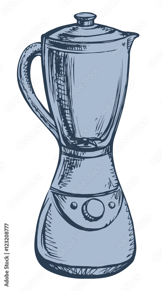 Blender. Vector drawing Stock Vector Adobe Stock